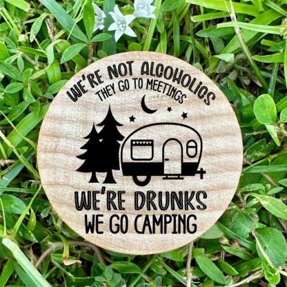 Round Wood Magnetic Bottle Opener (20 pcs) - Image 9