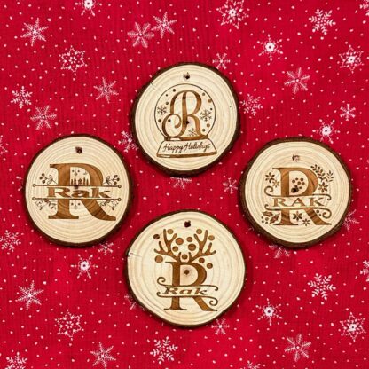 Monogram Ornaments